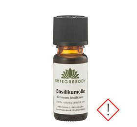 Urtegaarden Basilikumolie æterisk 10 Ml
