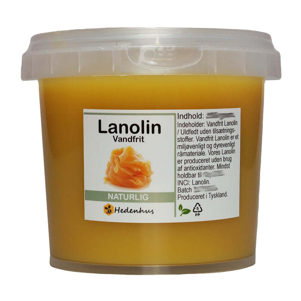 Vandfrit Lanolin Uldfedt 100   100  Naturligt  Hypoallergen  Fugtgivende  Miljøvenlig Hedenhus