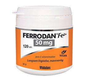 Vitabalans Ferrodan Fe2 50 Mg 120 Tab