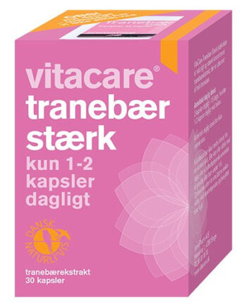 Vitacare Tranebær Stærk Vitacare 30 Kapsler