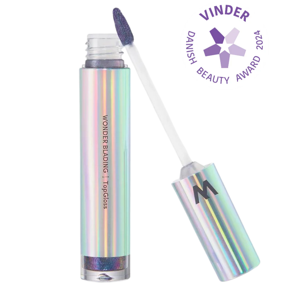 Wonderskin Wonder Blading Top Gloss Quot Blue Glitter Quot 4ml