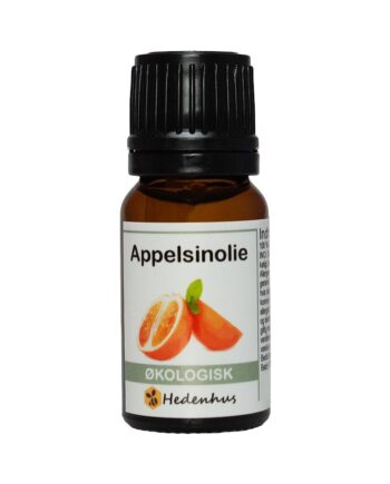 æterisk Appelsinolie økologisk  Koldpresset  10 Ml Hedenhus Til Hudpleje  Aromaterapi  Frisk Duft