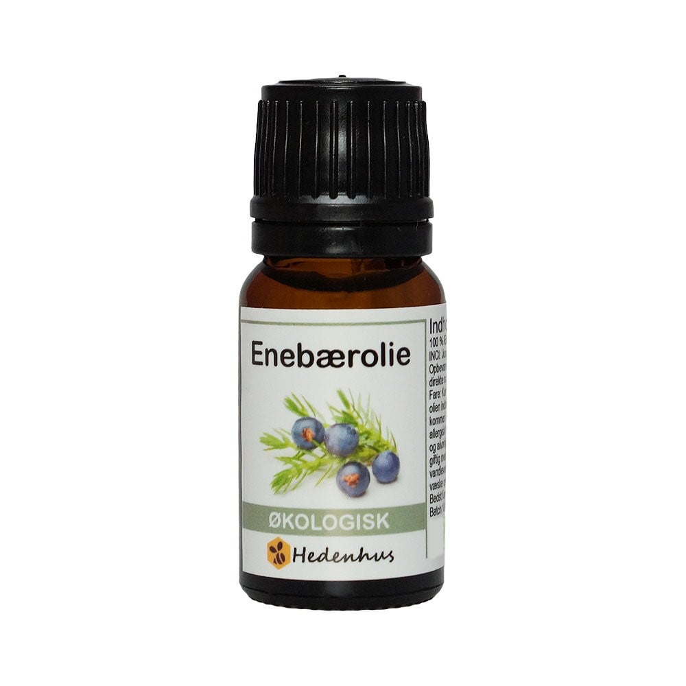 æterisk Enebærolie økologisk Ml Ren Vanddampdestilleret Hedenhus Hudpleje Aromaterapi