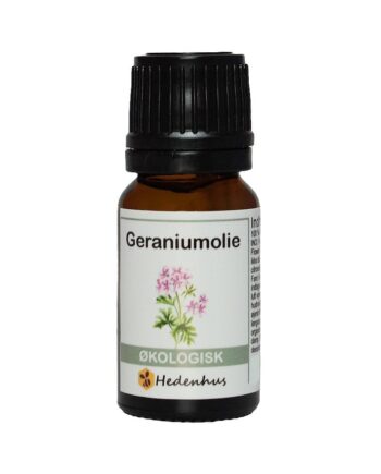 æterisk Geraniumolie økologisk   Ml Dampdestilleret  Rosengeranie  Stærk Sød Aroma Hedenhus  Til Hudpleje  Aromaterapi