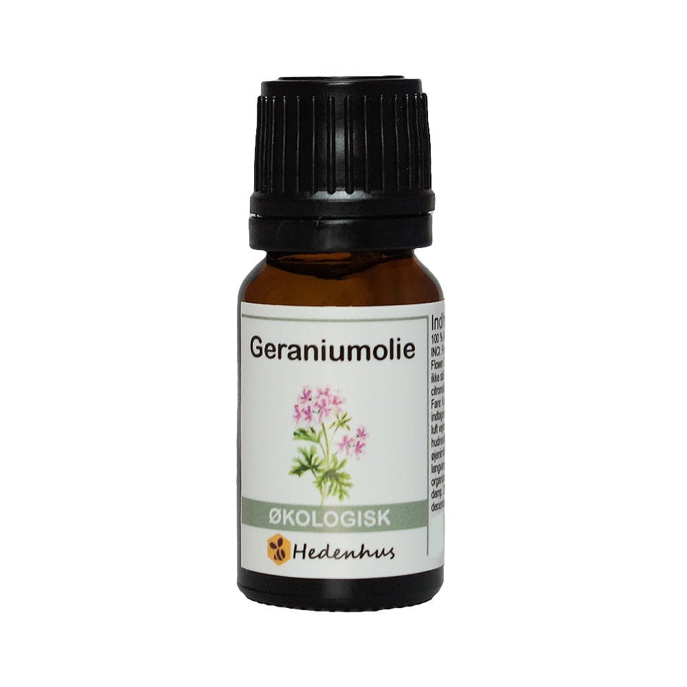 æterisk Geraniumolie økologisk Ml Dampdestilleret Rosengeranie Stærk Sød Aroma Hedenhus Til Hudpleje Aromaterapi