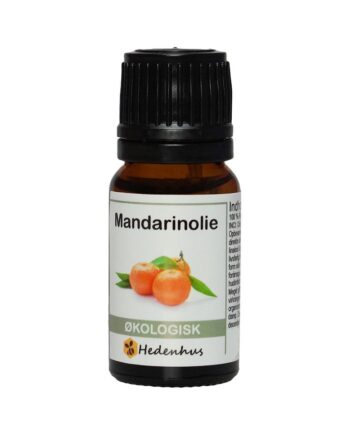 æterisk Mandarinolie økologisk 10 Ml Koldpresset  Citrus Nobilis  Til Hudpleje Og Aromaterapi Hedenhus