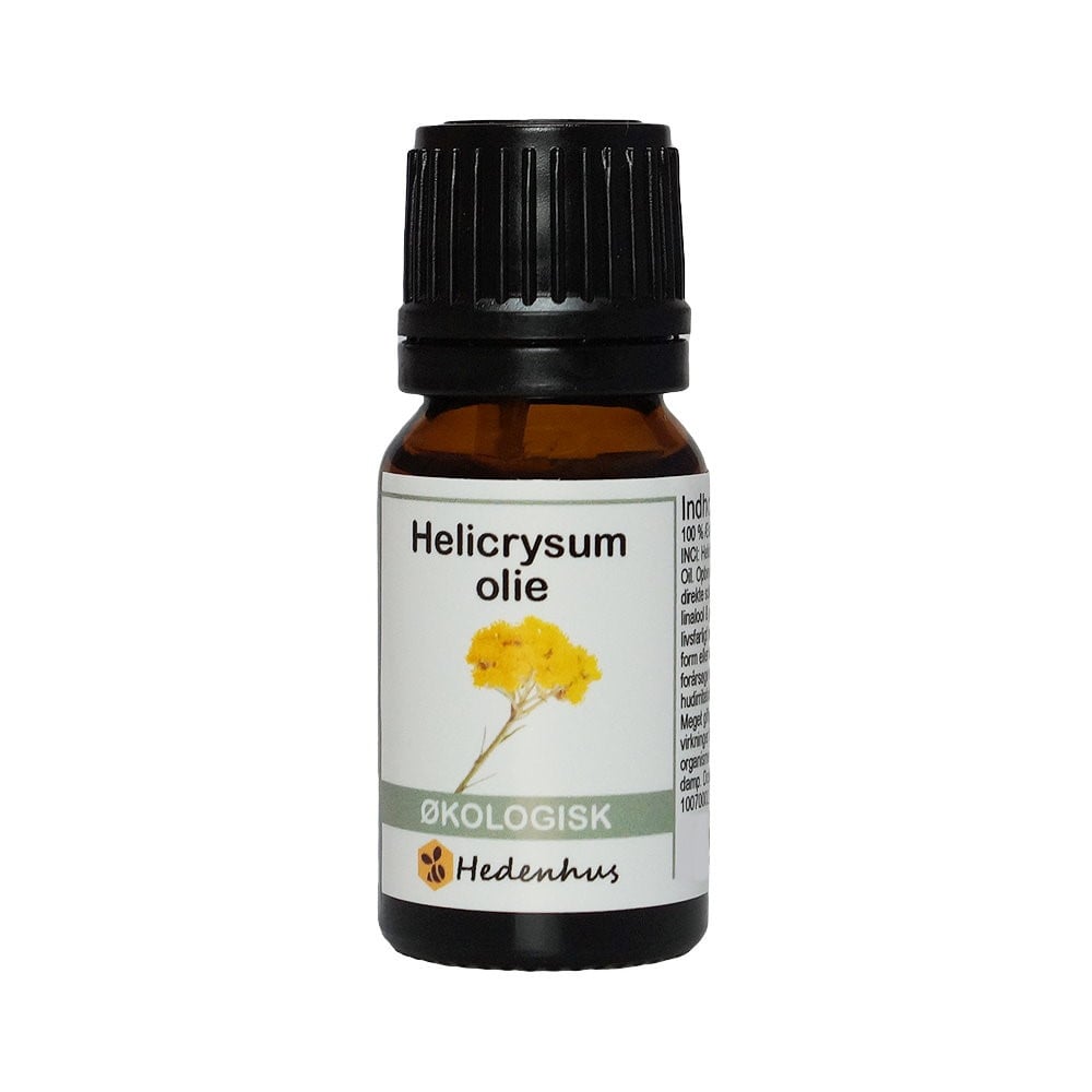 æterisk Olie Helichrysum  Immortelle  økologisk     Ml Hedenhus Til Hudpleje