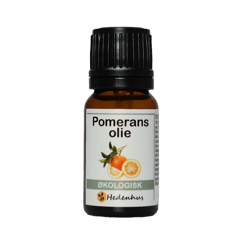 æterisk Pomeransolie økologisk 10 Ml Koldpresset Citrus Aurantium  Citrusduft Hedenhus Velegnet Til Hudpleje  Aromaterapi